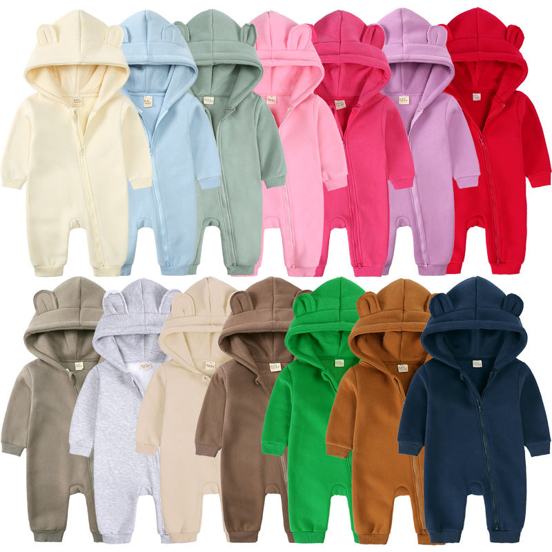 PREORDER: Hooded Bear Ear Onesie 9.23.24