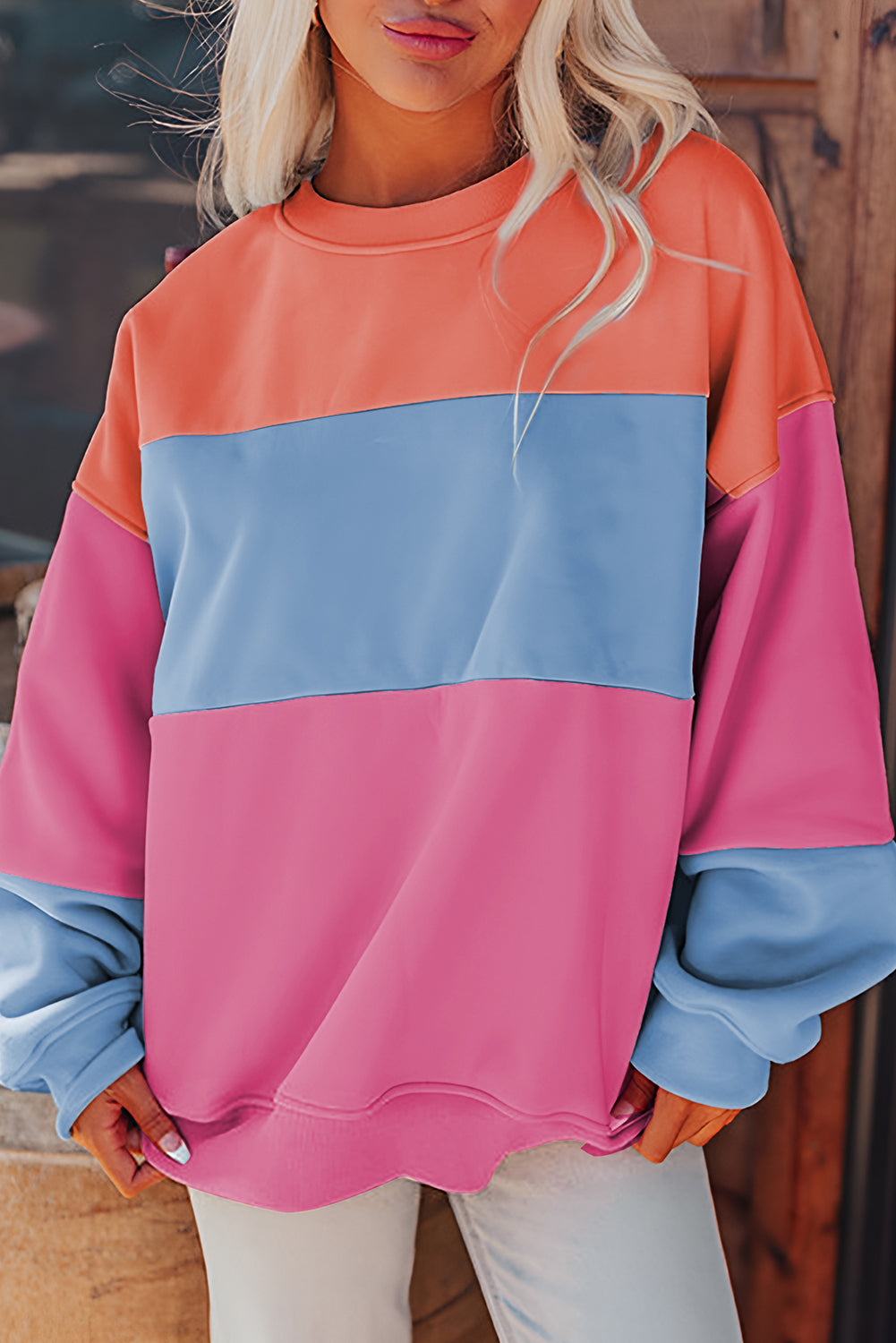 PREORDER: The Darla Stripe Color Block Pullover 9.23.24