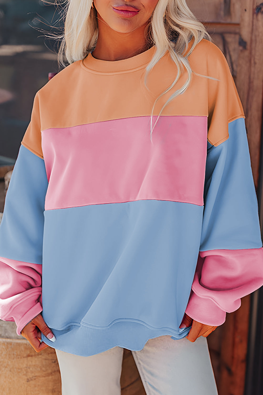 PREORDER: The Darla Stripe Color Block Pullover 9.23.24