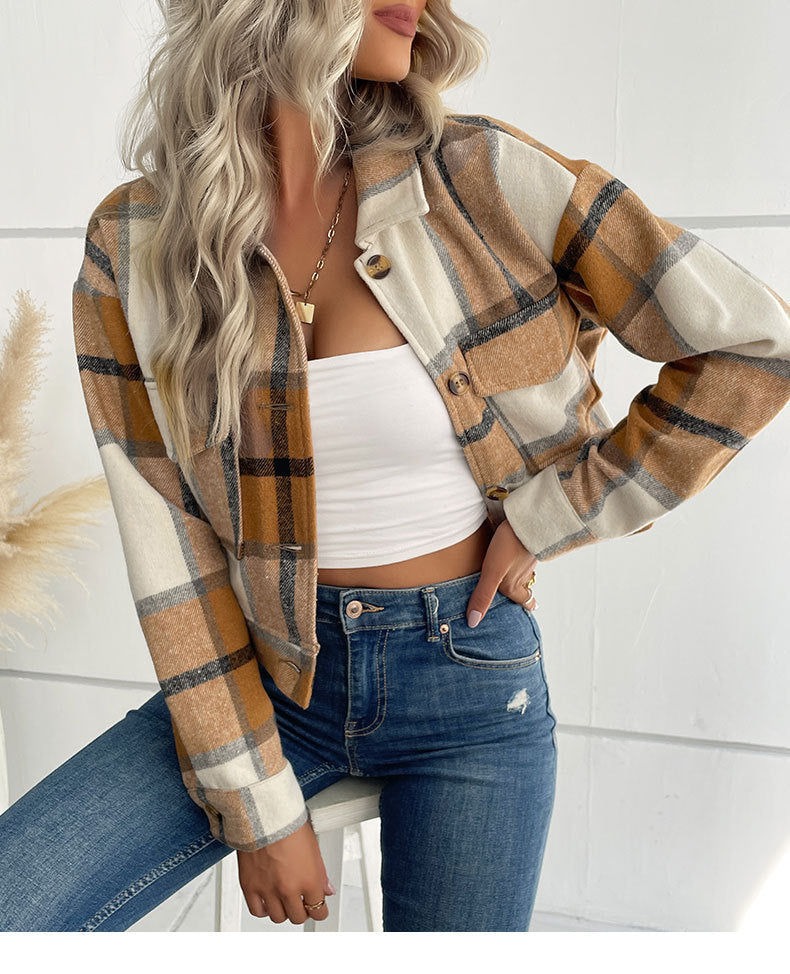 PREORDER: The Frannie Mid-Crop Flannel 9.23.24