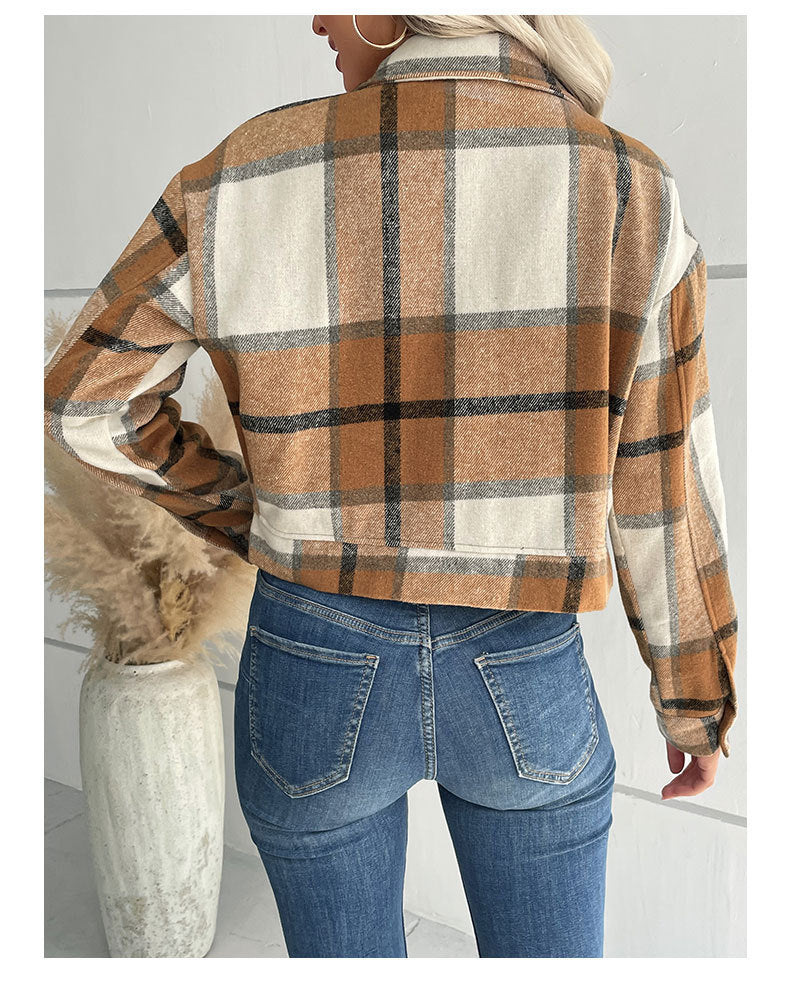 PREORDER: The Frannie Mid-Crop Flannel 9.23.24