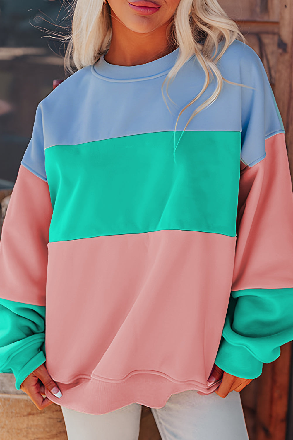 PREORDER: The Darla Stripe Color Block Pullover 9.23.24