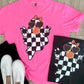 Checkered Ghost Tee