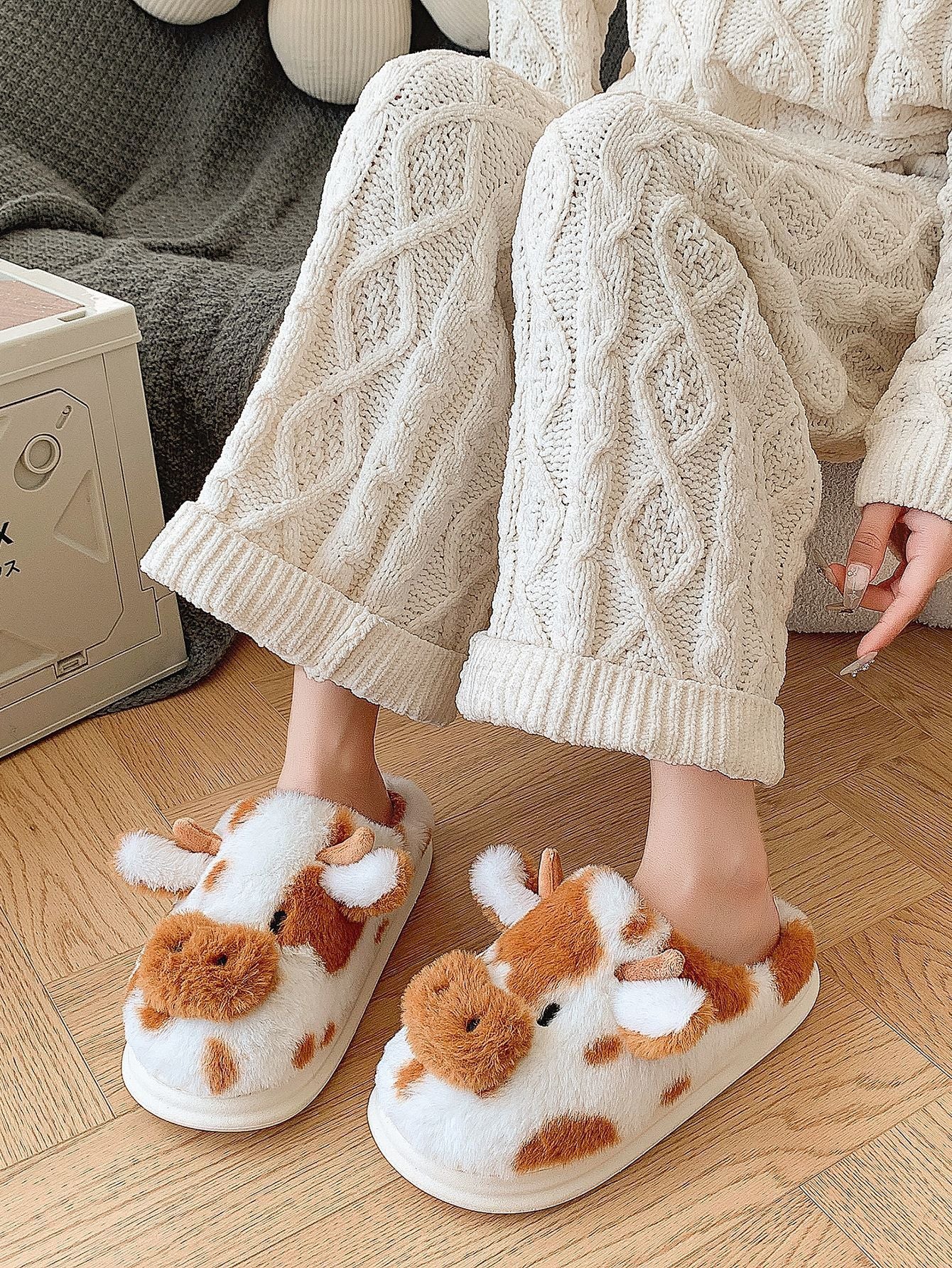 PREORDER: Cow Slippers- Adult and Kids 9.23.24