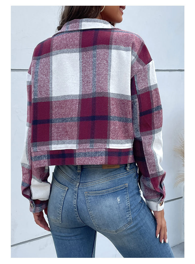 PREORDER: The Frannie Mid-Crop Flannel 9.23.24