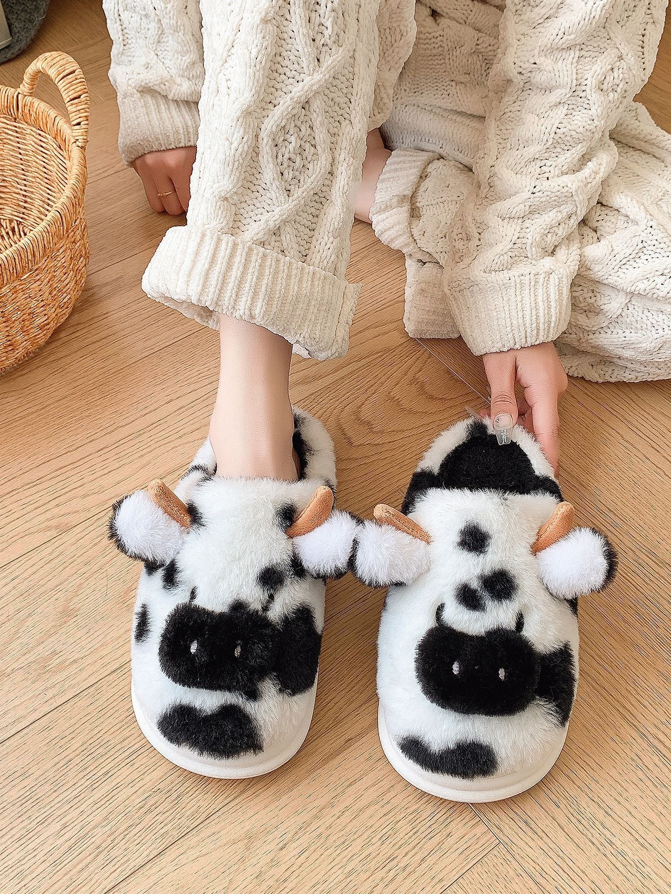 PREORDER: Cow Slippers- Adult and Kids 9.23.24