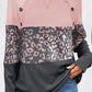 Leopard Round Neck Long Sleeve Top