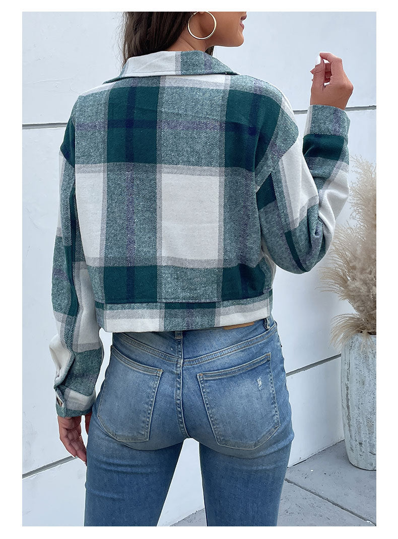 PREORDER: The Frannie Mid-Crop Flannel 9.23.24