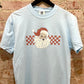 Checkered Santa Tee