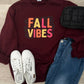 Checkered Fall Vibes Sweatshirt