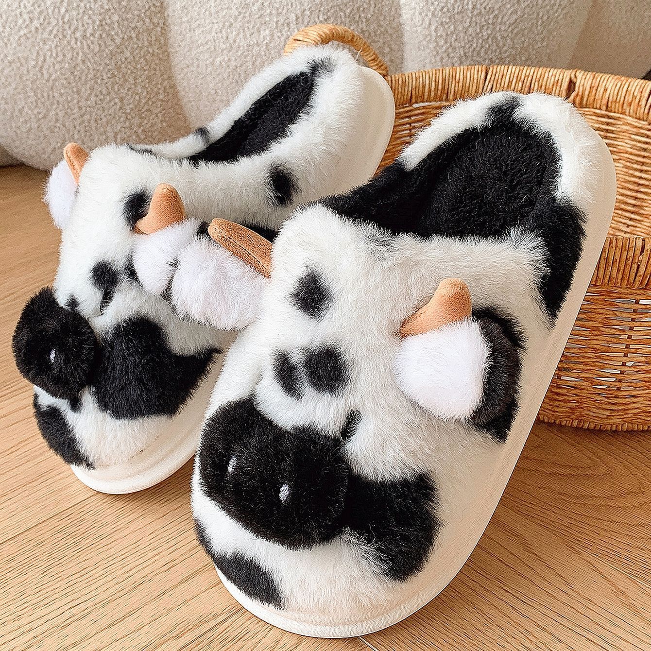 PREORDER: Cow Slippers- Adult and Kids 9.23.24