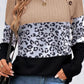 Leopard Round Neck Long Sleeve Top