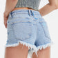 BAYEAS Mid Rise Distressed Denim Shorts