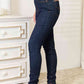 Judy Blue Full Size High Waist Pocket Embroidered Skinny Jeans