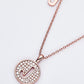 Moissanite A to J Pendant Necklace