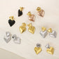 Stainless Steel Double Heart Earrings