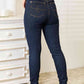 Judy Blue Full Size High Waist Pocket Embroidered Skinny Jeans