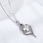 Platinum-Plated 1 Carat Moissanite Pendant Necklace