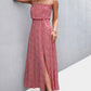 Strapless Split Maxi Dress