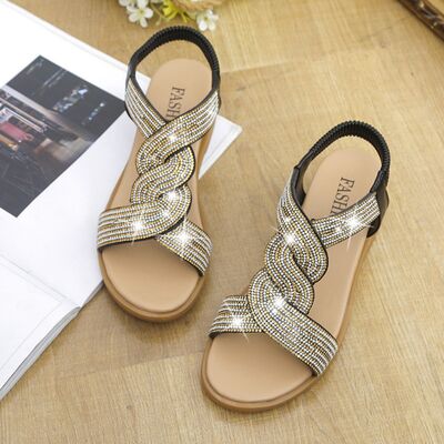 PU Leather Open Toe Sandals