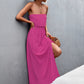 Strapless Split Maxi Dress