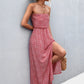 Strapless Split Maxi Dress