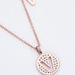 Moissanite U to Z Pendant Necklace