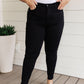 Audrey High Rise Control Top Classic Skinny Jeans in Black