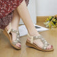 PU Leather Open Toe Sandals