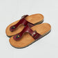 MMShoes Drift Away T-Strap Flip-Flop in Brown