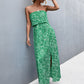 Strapless Split Maxi Dress