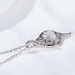 Platinum-Plated 1 Carat Moissanite Pendant Necklace